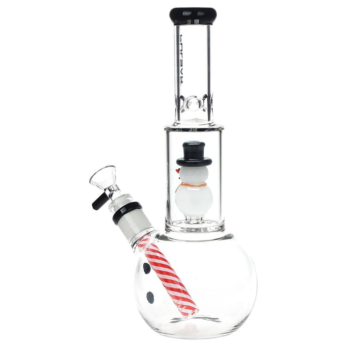 Stoney Snowman Glass Bong - 10.5"