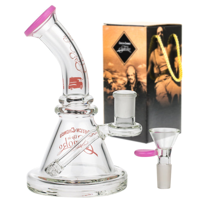 Strawberry 7" Water Pipe - Cheech & Chong