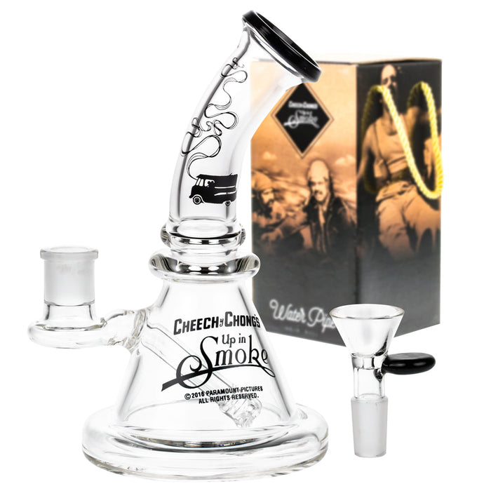 Strawberry 7" Water Pipe - Cheech & Chong