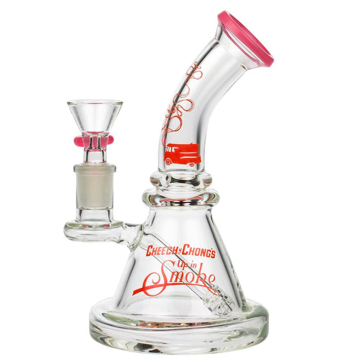 Strawberry 7" Water Pipe - Cheech & Chong
