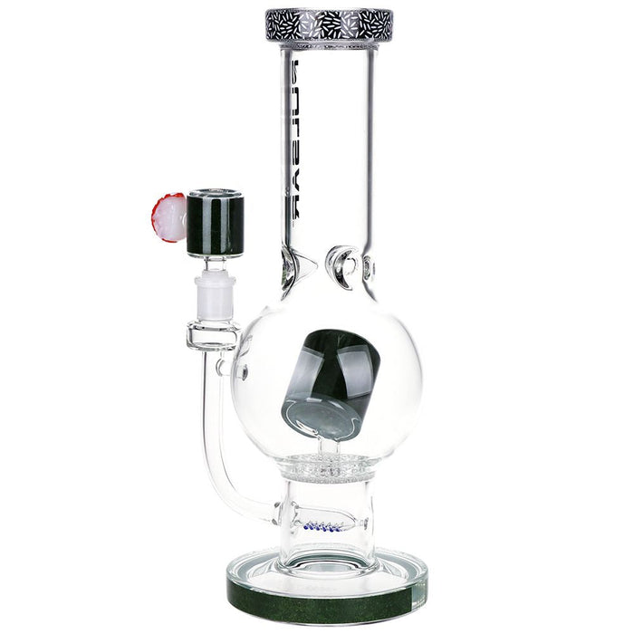 Sushi Time Bubble Base Glass Water Pipe - 12.5"