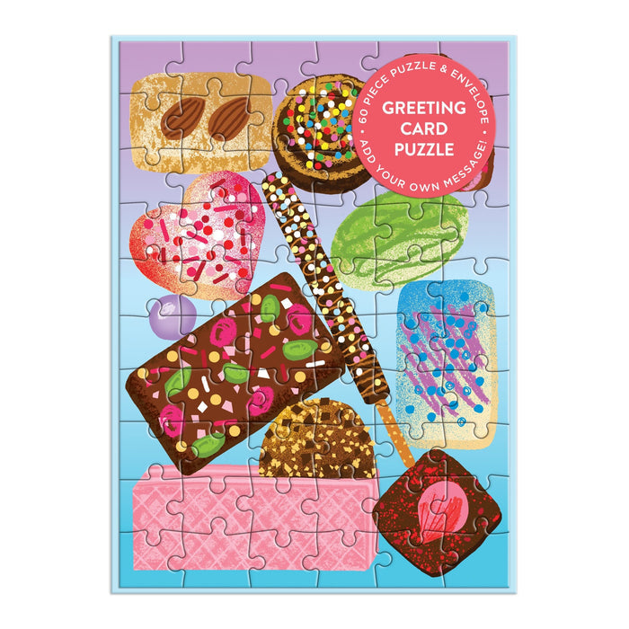 Sweets for the Sweet Greeting Card Puzzle Jigsaw Puzzle Alice Oehr