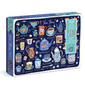 Tea Time 1000 Piece Puzzle with Shaped Pieces Puzzles Christine de Carvahlo