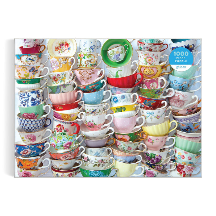 Teacups 1000 Piece Puzzle 1000 Piece Puzzles Julie Seabrook Ream