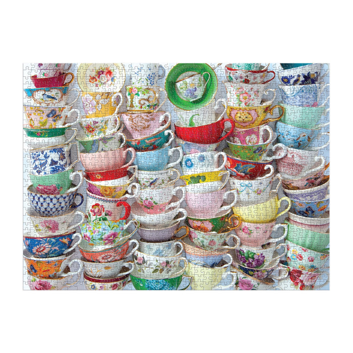 Teacups 1000 Piece Puzzle 1000 Piece Puzzles Julie Seabrook Ream