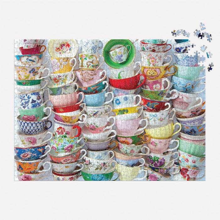 Teacups 1000 Piece Puzzle 1000 Piece Puzzles Julie Seabrook Ream
