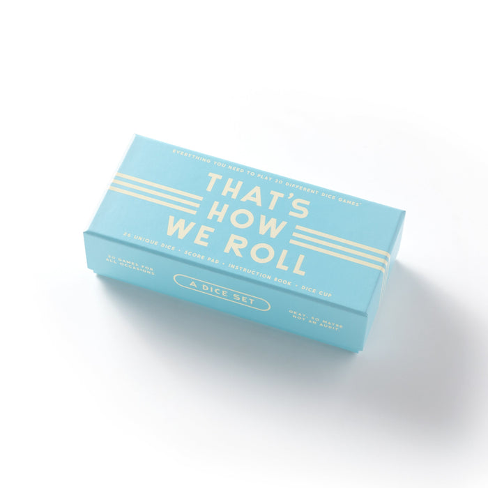 That's How We Roll Dice Game Set Board Games Brass Monkey