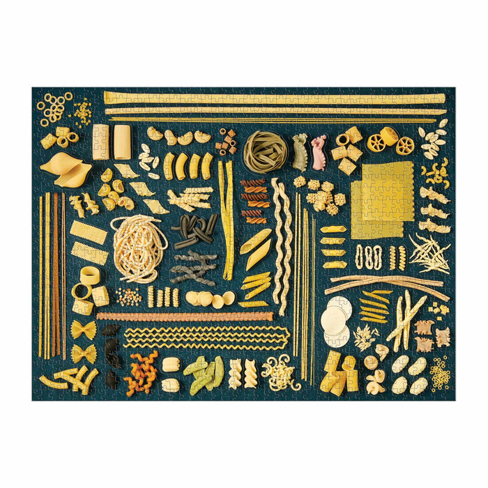 The Art of Pasta 1000 Piece Puzzle with Shaped Pieces Lucy Schaeffer