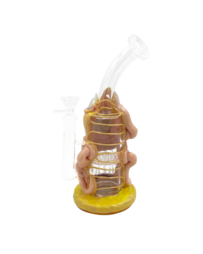 The “Blue-Eye” Monster Honeycomb Bong WorldofBongs