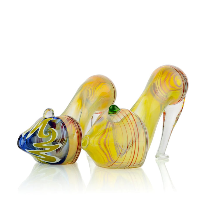 The Little Glass Slipper Hand Pipe - 5 inches WoB