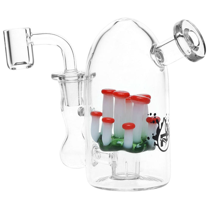 There's Not Mushroom Left Mini Glass Dab Rig