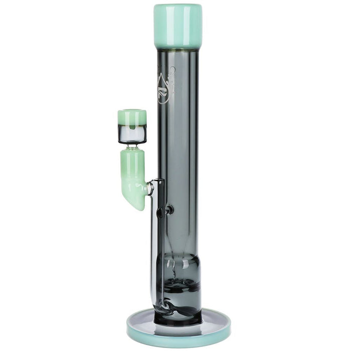 Transporter Kicked Straight Tube Glass Bong - 14"