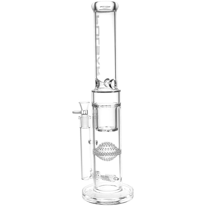 Triple Treat Straight Tube Percolator Water Pipe - 17"