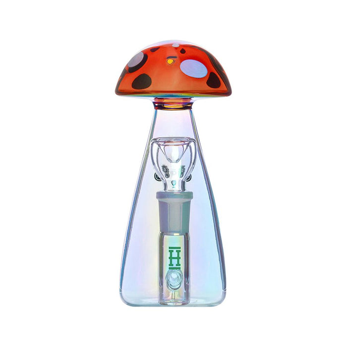 Trippy Shroom Glass Water Pipe