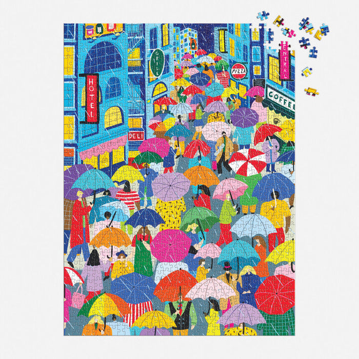 Umbrella Lane 1000 Piece Puzzle Puzzles Jonathan Adler