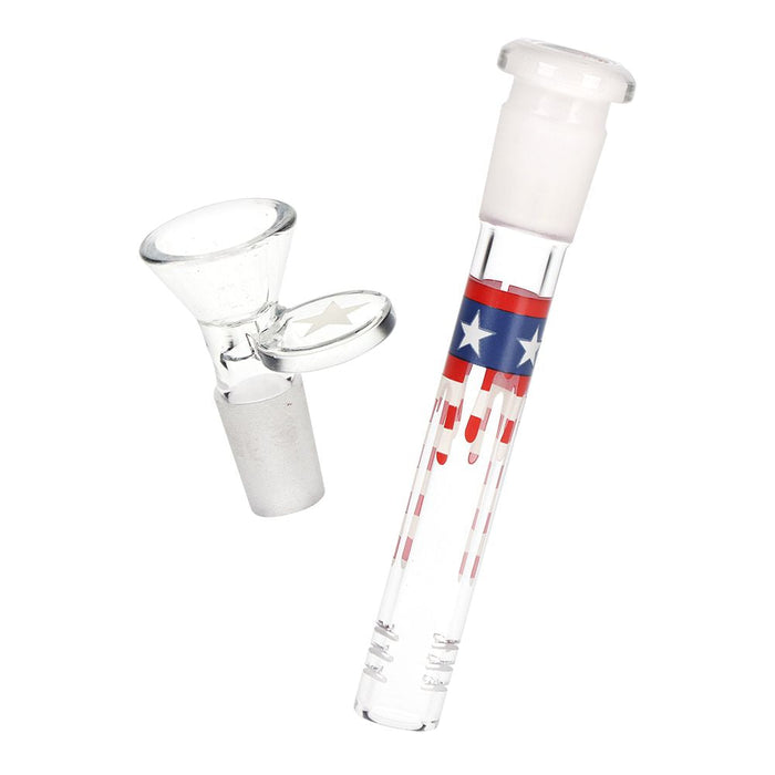 Uncle Sam Eagle Glass Beaker Bong - 9.75"