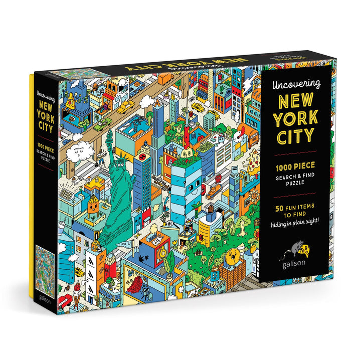 Uncovering New York City Search and Find 1000 Piece Puzzle 1000 Piece Puzzles Hyesu Lee