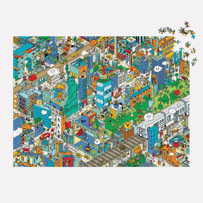 Uncovering New York City Search and Find 1000 Piece Puzzle 1000 Piece Puzzles Hyesu Lee
