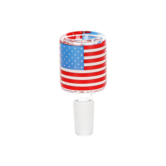 USA Top Hat Bubble Base Glass Bong - 13.25"