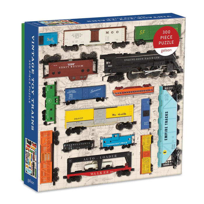 Vintage Toy Trains 300 Piece Puzzle 300 Piece Puzzles Galison