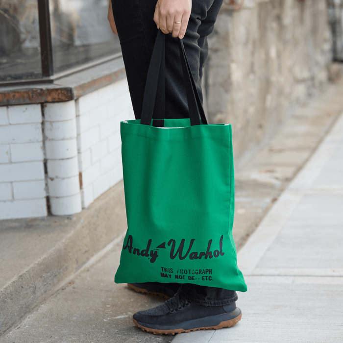 Warhol Soup Can Canvas Tote Bag - Green Tote Bags Andy Warhol Foundation For The Visual Arts