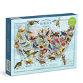 Wendy Gold State Birds 1000 Piece Puzzle Galison