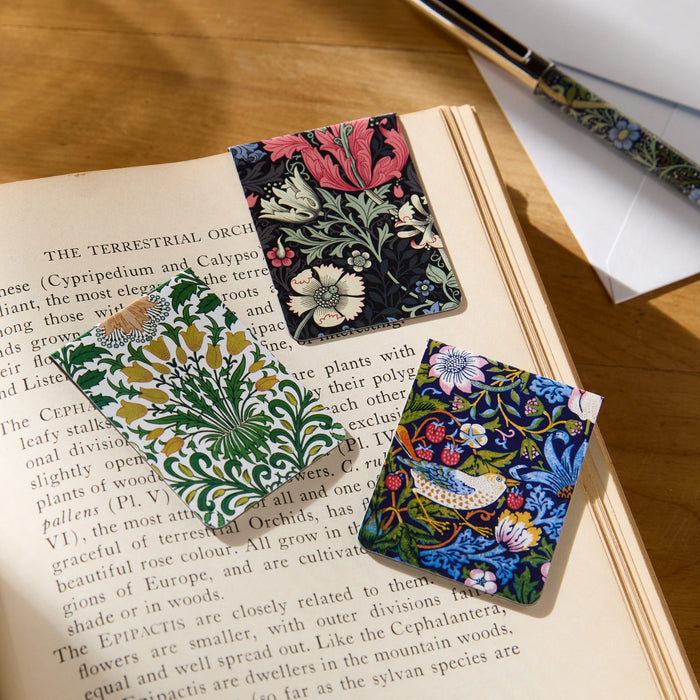 William Morris Magnetic Bookmark Set Bookmark William Morris