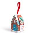 Winter Sledding 130pc Puzzle Ornament Holiday Ornament Puzzle Louise Cunningham