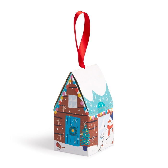 Winter Sledding 130pc Puzzle Ornament Holiday Ornament Puzzle Louise Cunningham