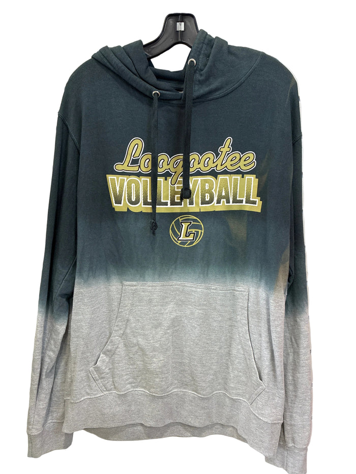 Women’s Loogootee Volleyball Ombre Hoodie Size L Large