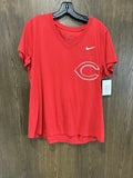 Women's Nike Reds V-neck Short Sleeve Shirt XL
