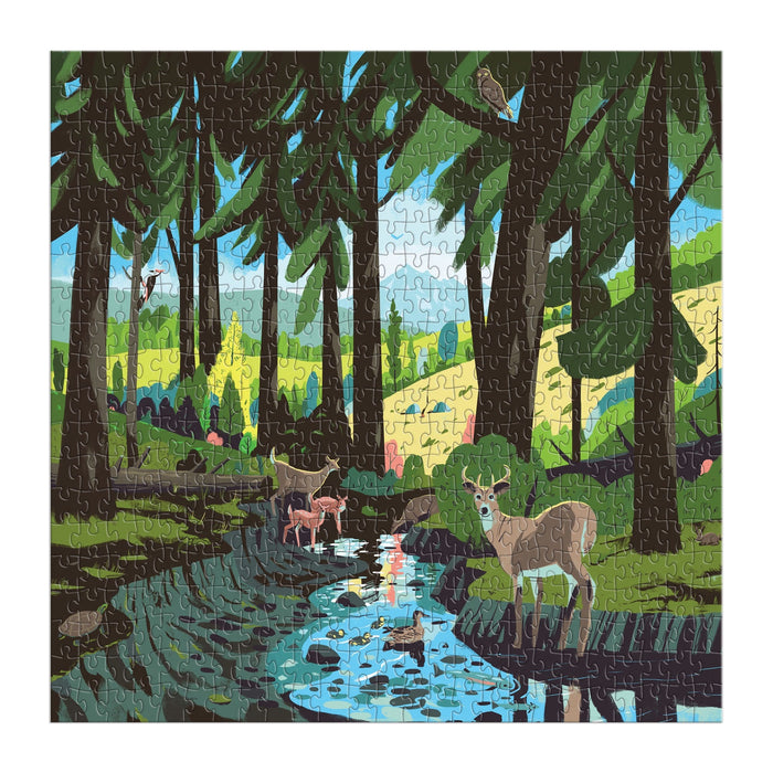 Woodland Pass 500 Piece Puzzle Jigsaw Puzzle Ryan Johnson