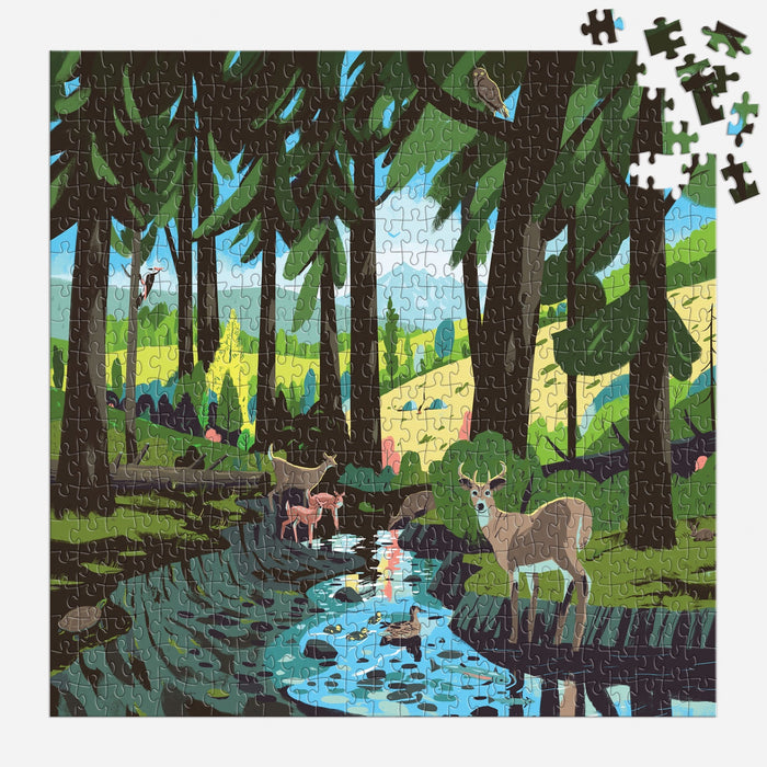 Woodland Pass 500 Piece Puzzle Jigsaw Puzzle Ryan Johnson