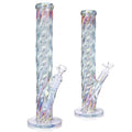 XL Iridescent Twisted Glass Bong