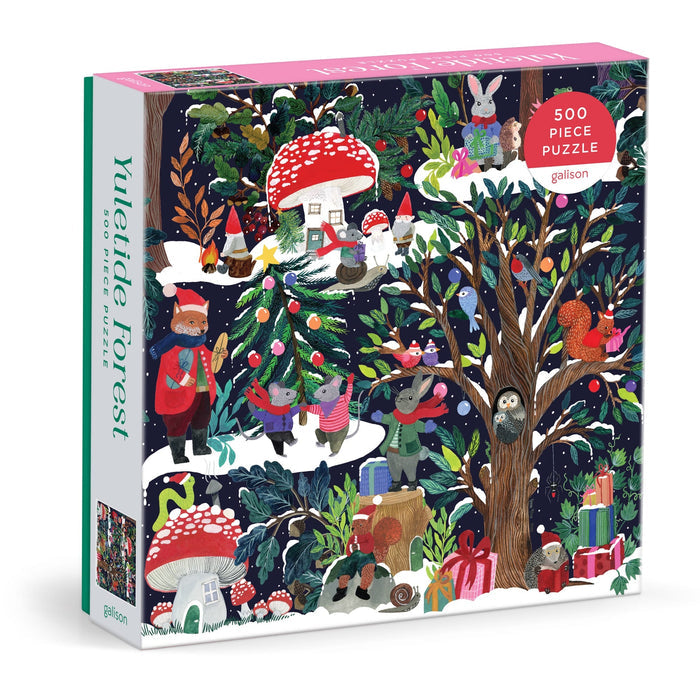 Yuletide Forest 500 Piece Puzzle Jigsaw Puzzle Galison