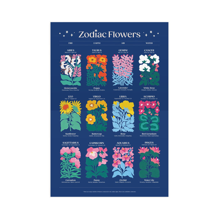 Zodiac Flowers 1000 Piece Puzzle 1000 Piece Puzzles Liv Lee